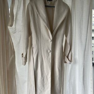 JLUXLABEL Cream Trench Coat